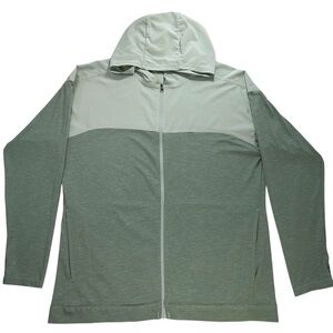 Columbia Front Zip Hooded Windbreaker Size Large Men's